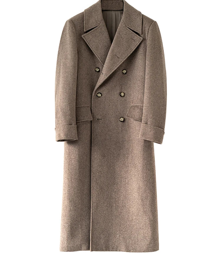 Manteau long croisé homme – CLEVI Paris