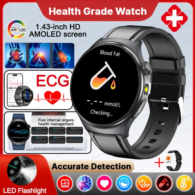 Montre connectée TK27 AMOLED 1,43″ – CLEVI Paris