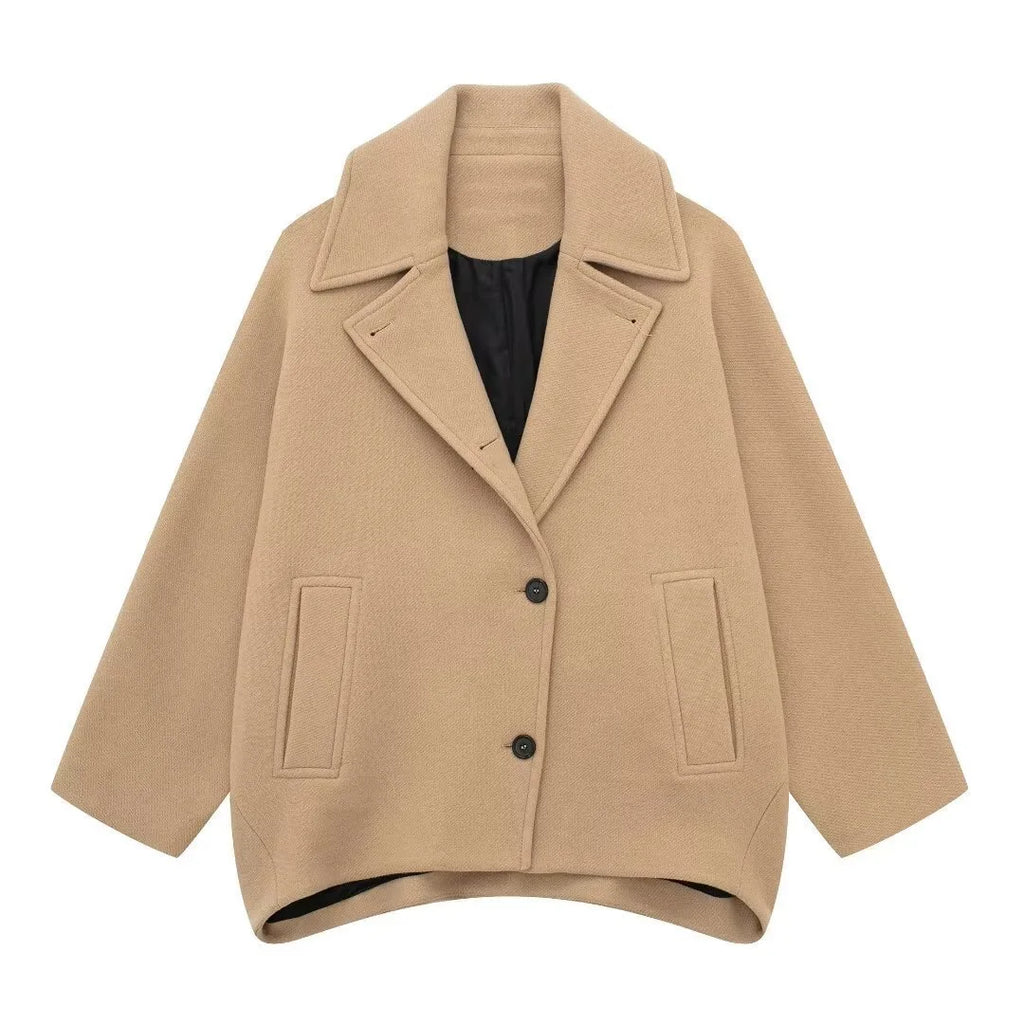 Manteau court femme Shpmishal coupe ample – CLEVI Paris