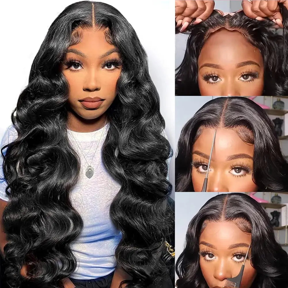 Perruque Body Wave Cheveux Humains Remy Hair Dentelle HD 13x4 13x6 5x5 250% – CLEVI Paris