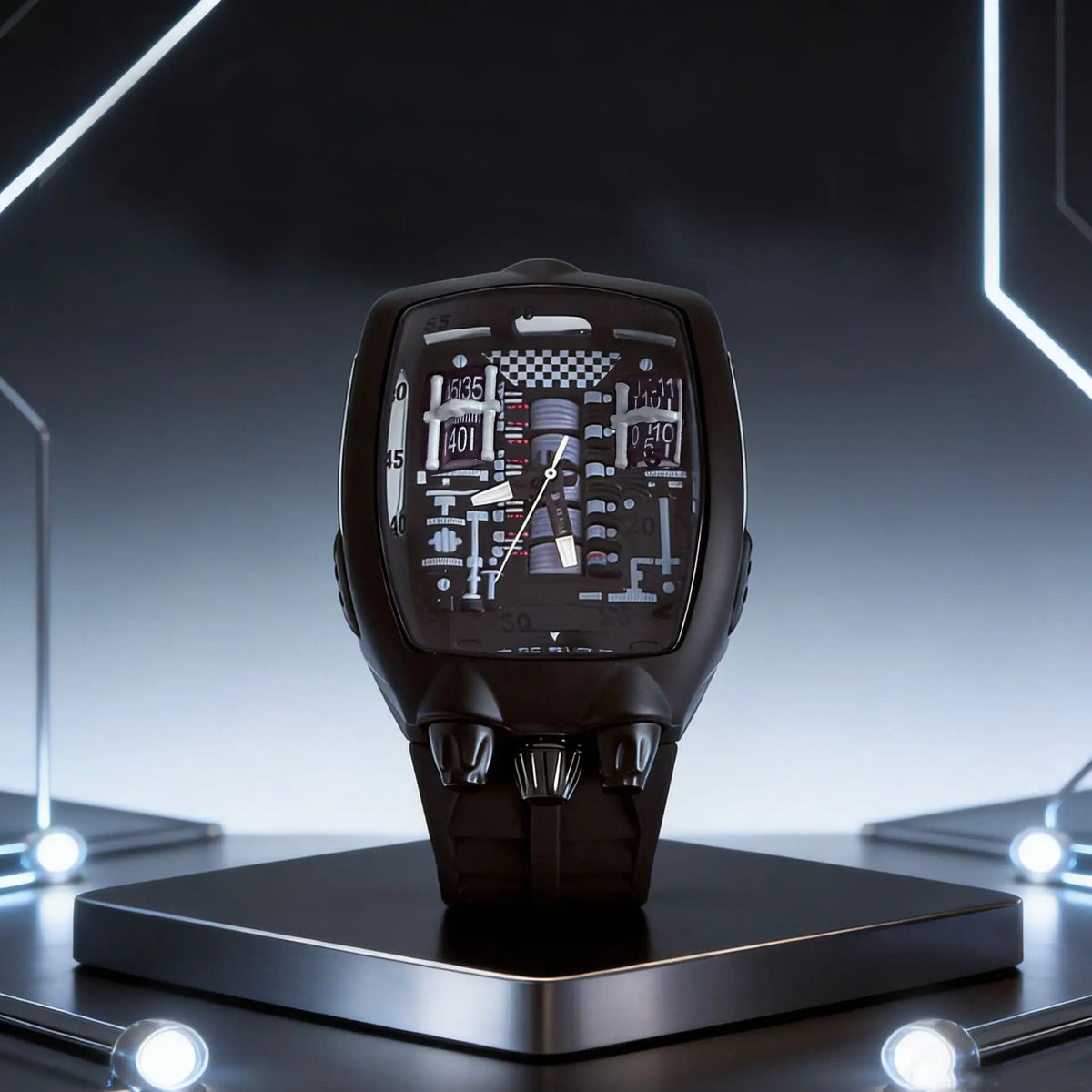 Montre STARPERISH W01 style futuriste – CLEVI Paris