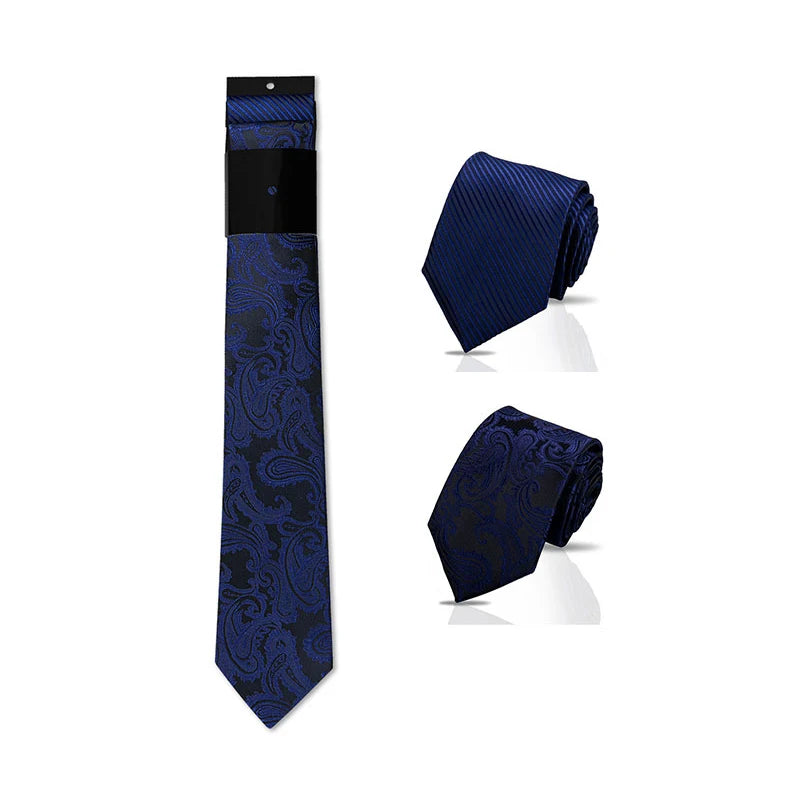 Ensemble de 2 cravates homme élégantes – CLEVI Paris
