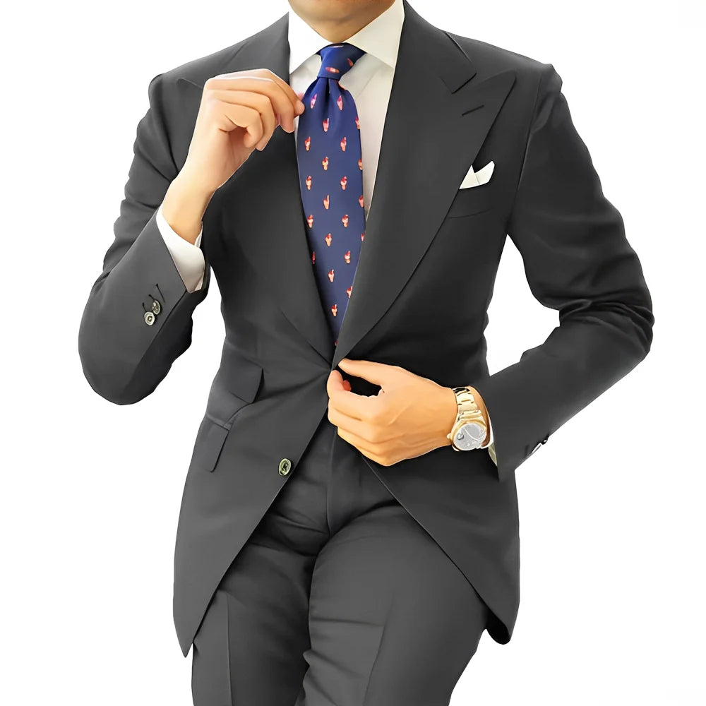 Costume homme formel, coupe droite – CLEVI Paris