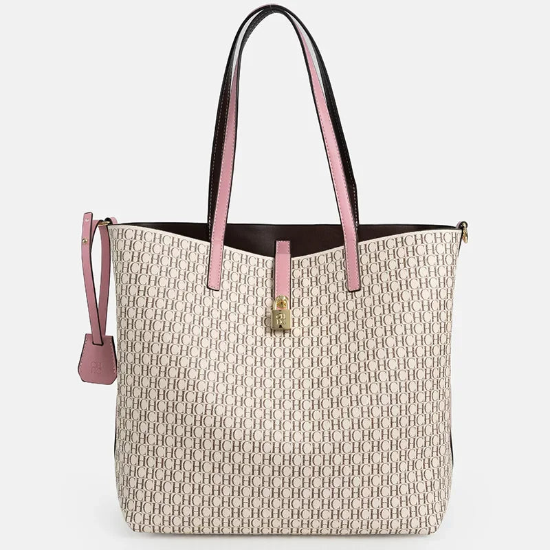 Sac Seau Simili Cuir Grande Capacité Femme Fermoir 45x29cm – CLEVI Paris