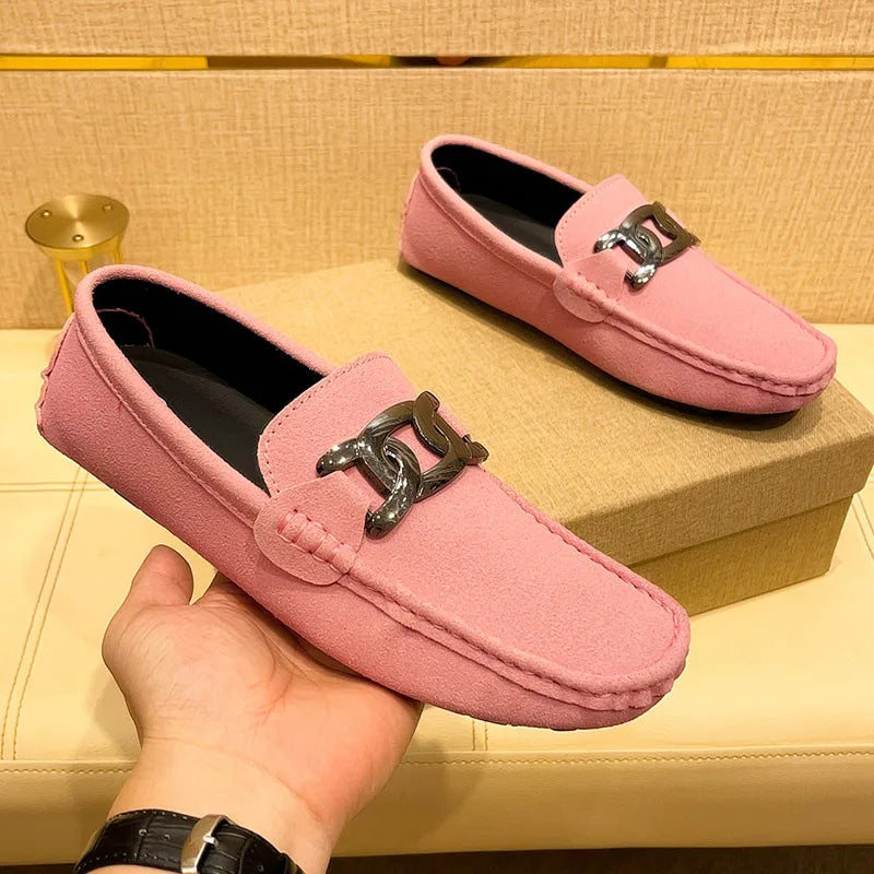 Loafers Homme Suède Grande Taille Slip-On – CLEVI Paris