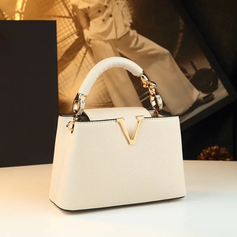 Sac Épaule Femme Cuir Synthétique Style Parisien Vintage Luxe – CLEVI Paris