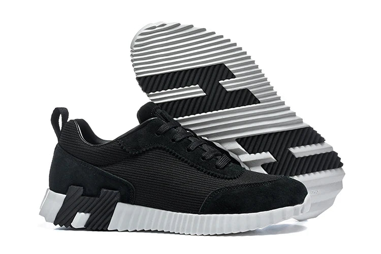 Sneakers homme en toile à semelle caoutchouc – CLEVI Paris