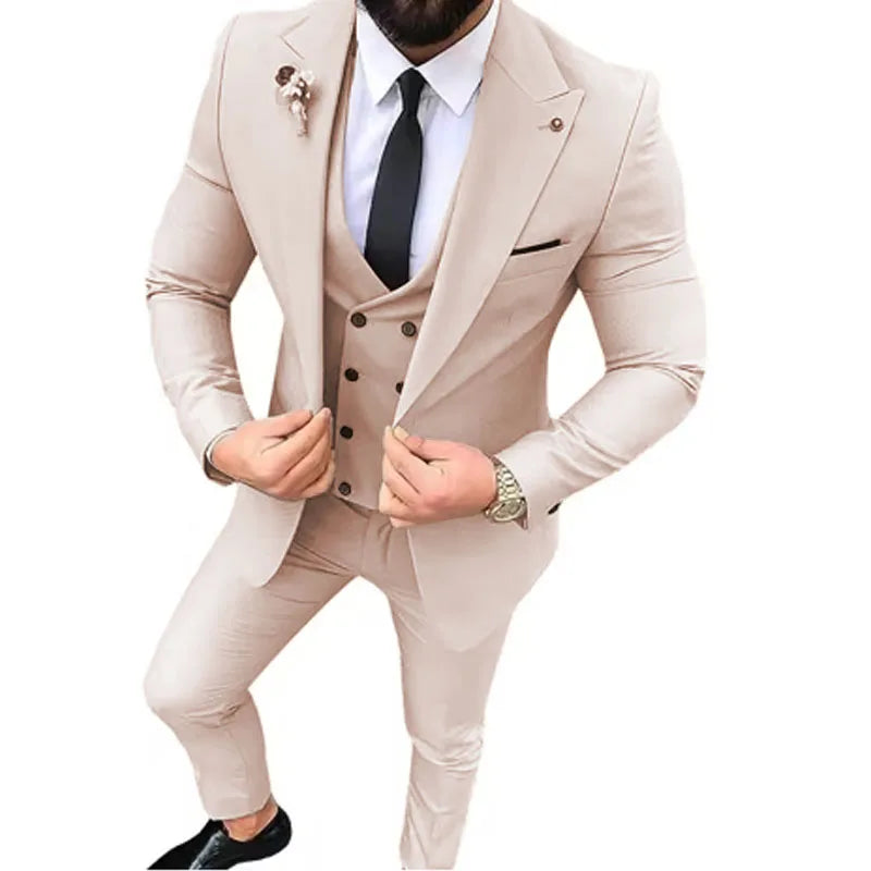 Costume 3 pièces homme élégant – CLEVI Paris