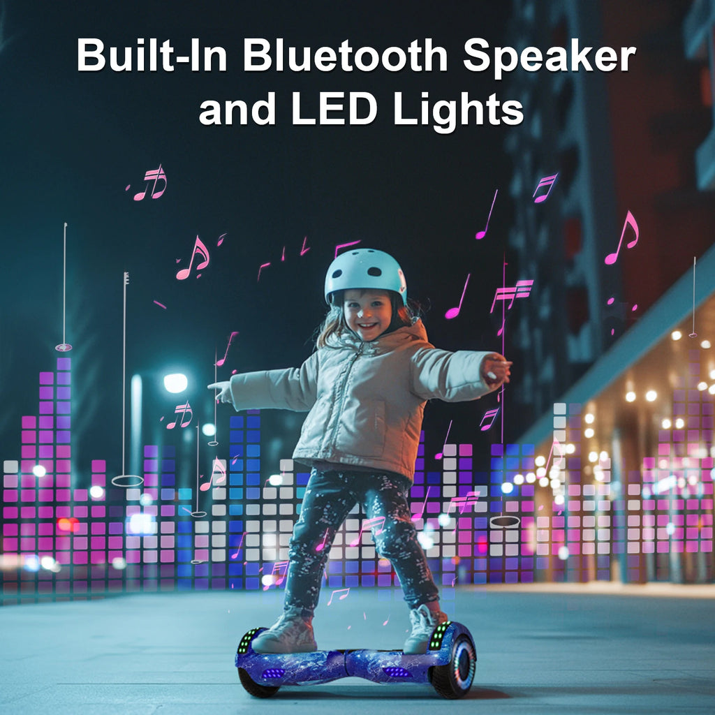 Hoverboard COMMUGO Bluetooth et LED – CLEVI Paris