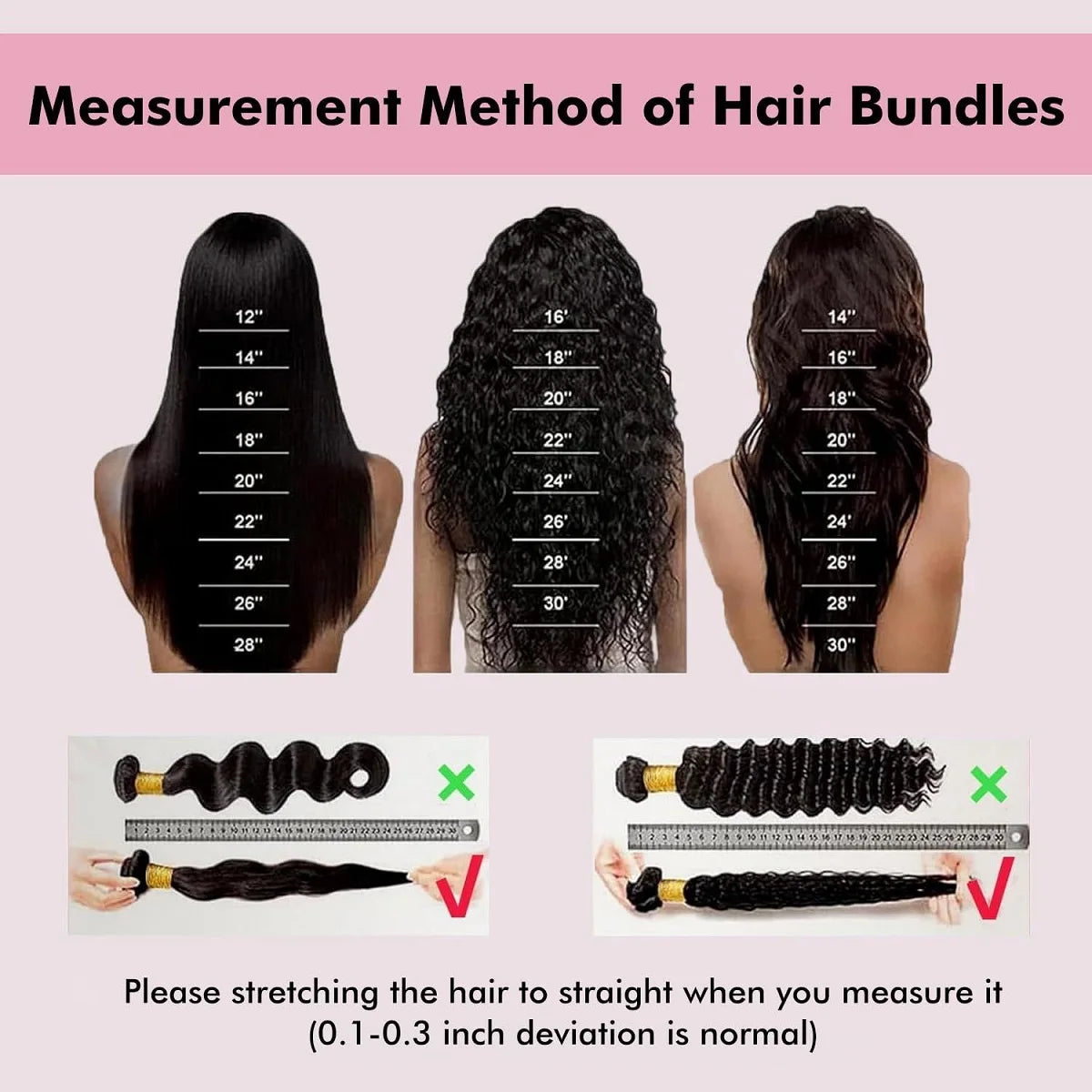 Bundles Deep Wave Cheveux Humains Remy Brésiliens – CLEVI Paris
