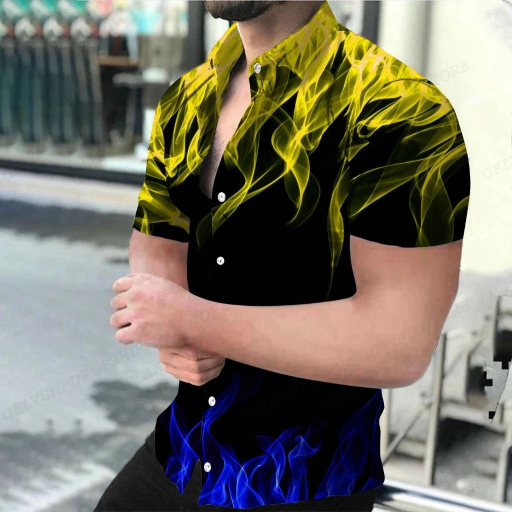 Chemise Hawaïenne Baroque Homme – CLEVI Paris