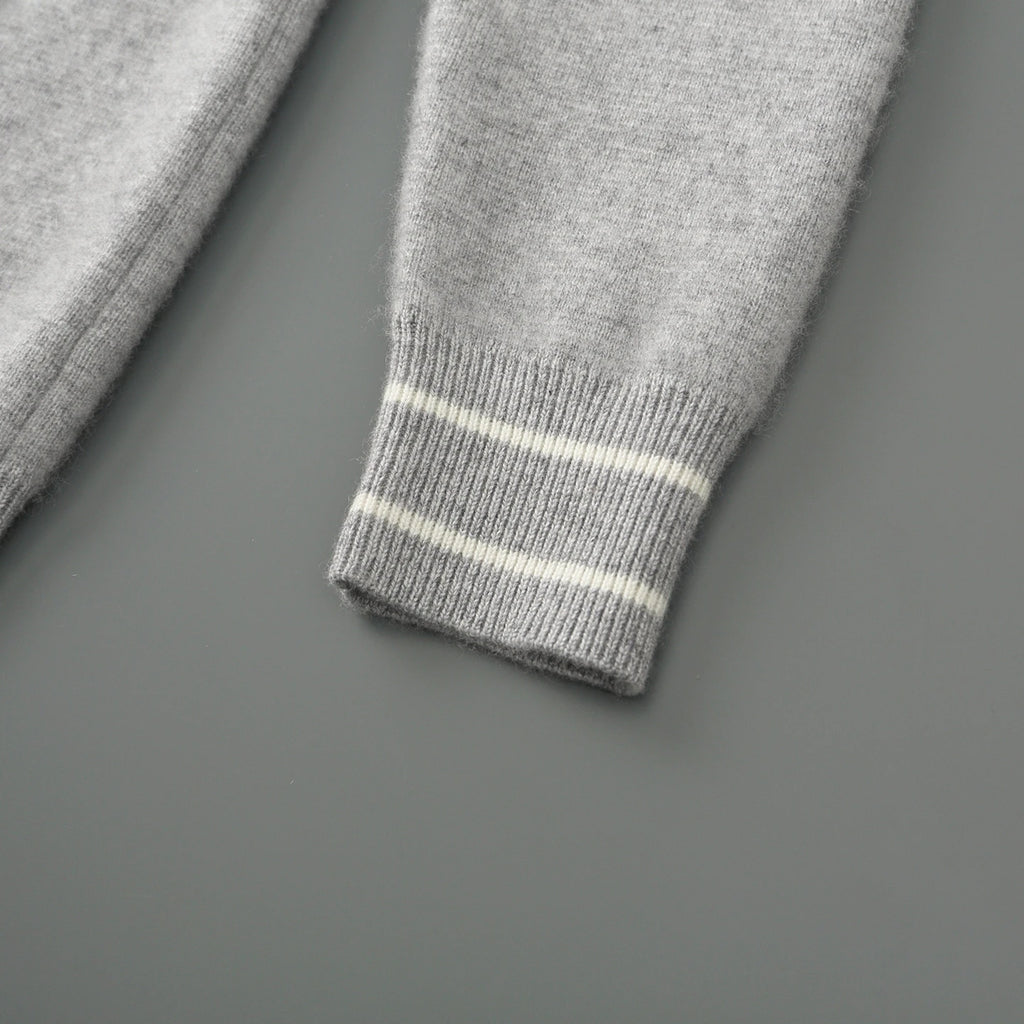 Cardigan homme en laine zippé – CLEVI Paris