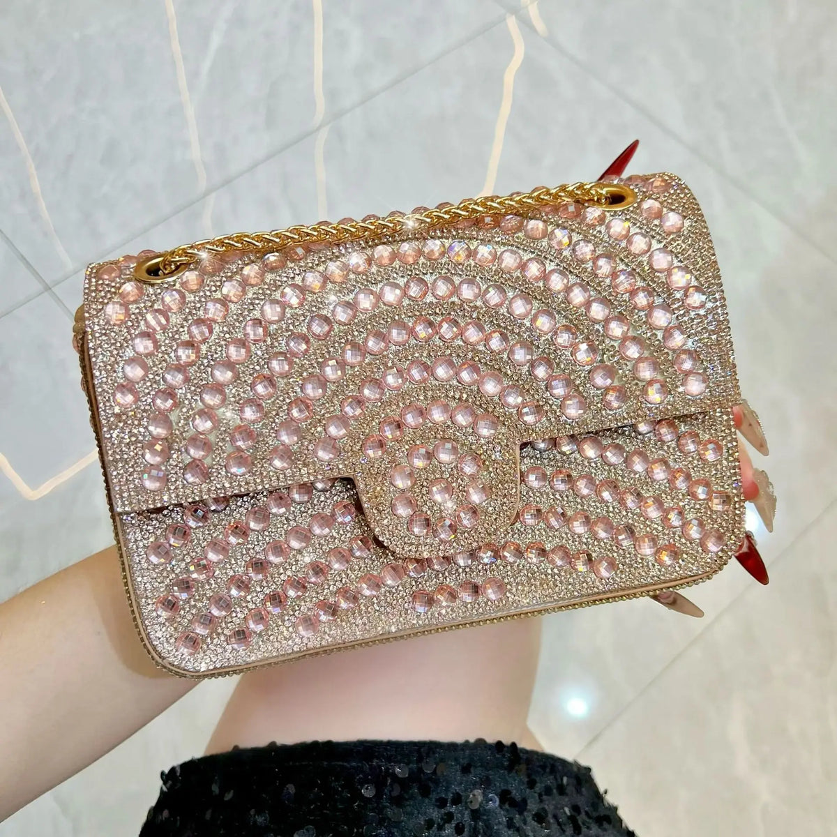Sac de soirée femme à fermoir – CLEVI Paris