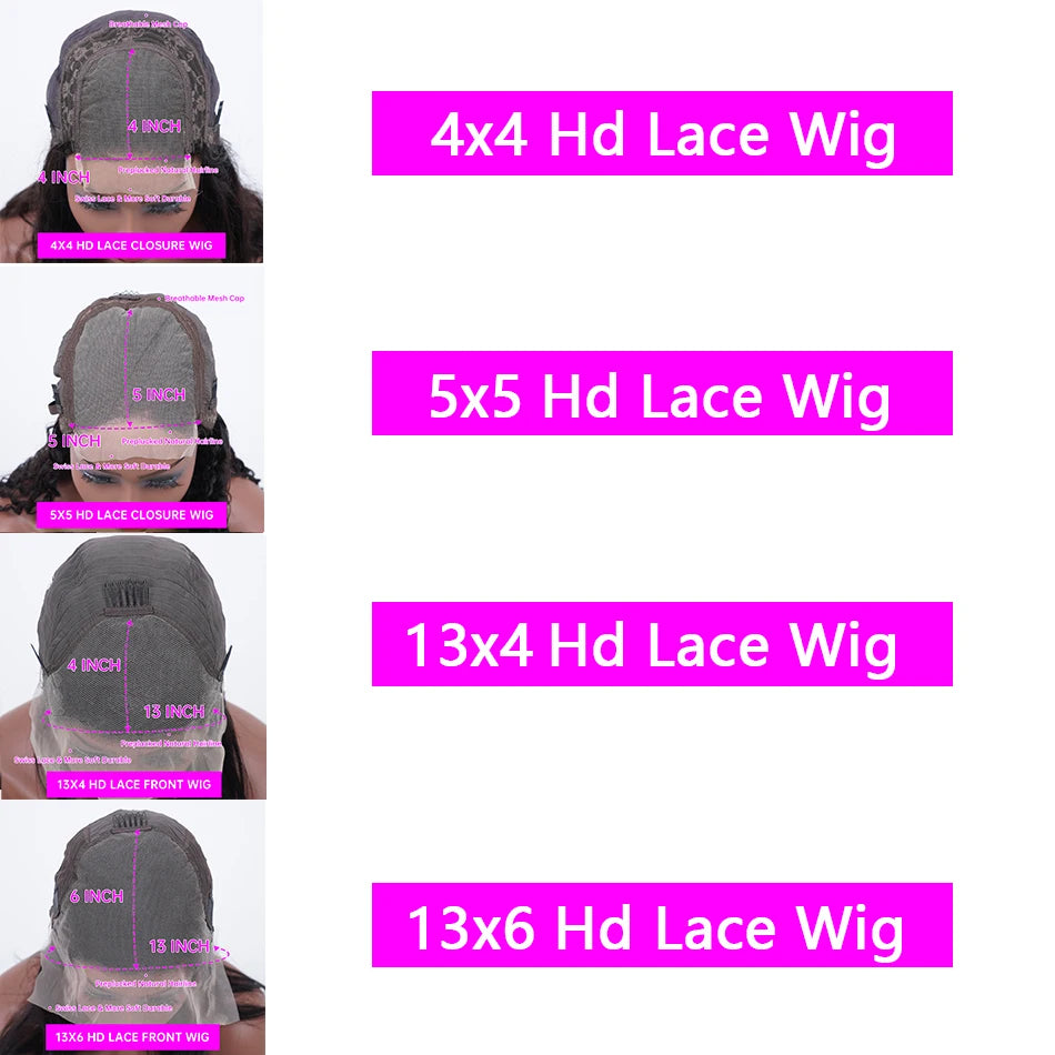 Perruque Deep Wave Cheveux Humains HD Lace – CLEVI Paris