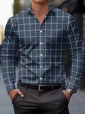 Chemise homme rayée en polyester – CLEVI Paris
