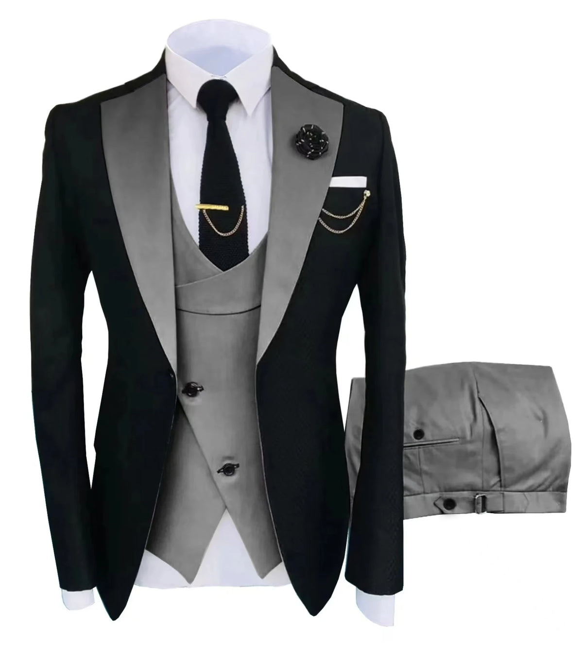 Costume homme mariage 3 pièces, veste et gilet – CLEVI Paris