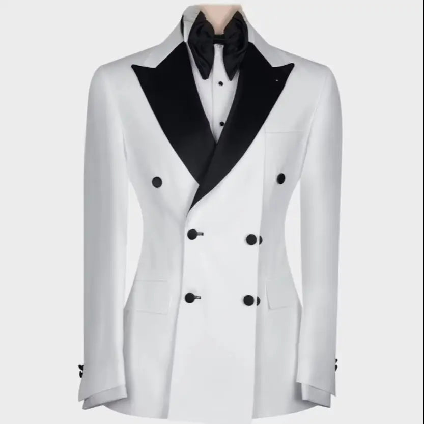 Blazer Homme Double Boutonnage Slim Fit Col Cranté 4 Coloris Grande Taille – CLEVI Paris
