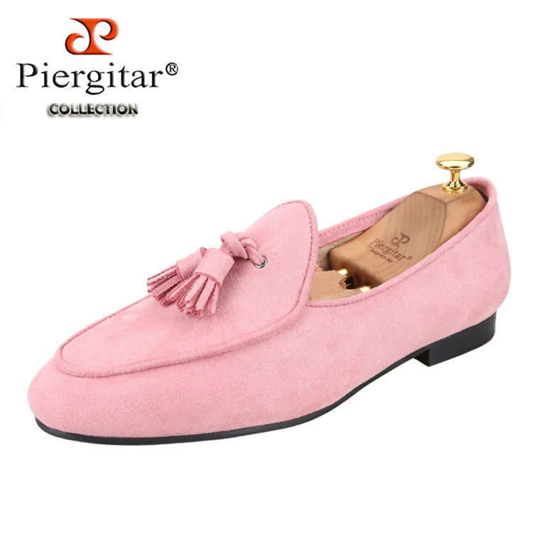 Mocassins Homme Daim à Pompons – CLEVI Paris
