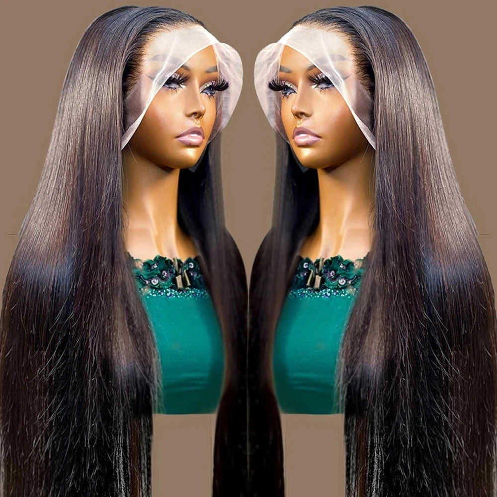 Perruque HD Lace Bone Straight Cheveux Humains Brésiliens Remy – 360 / 13x6 / 13x4 / 6x6 / 4x4 – CLEVI Paris