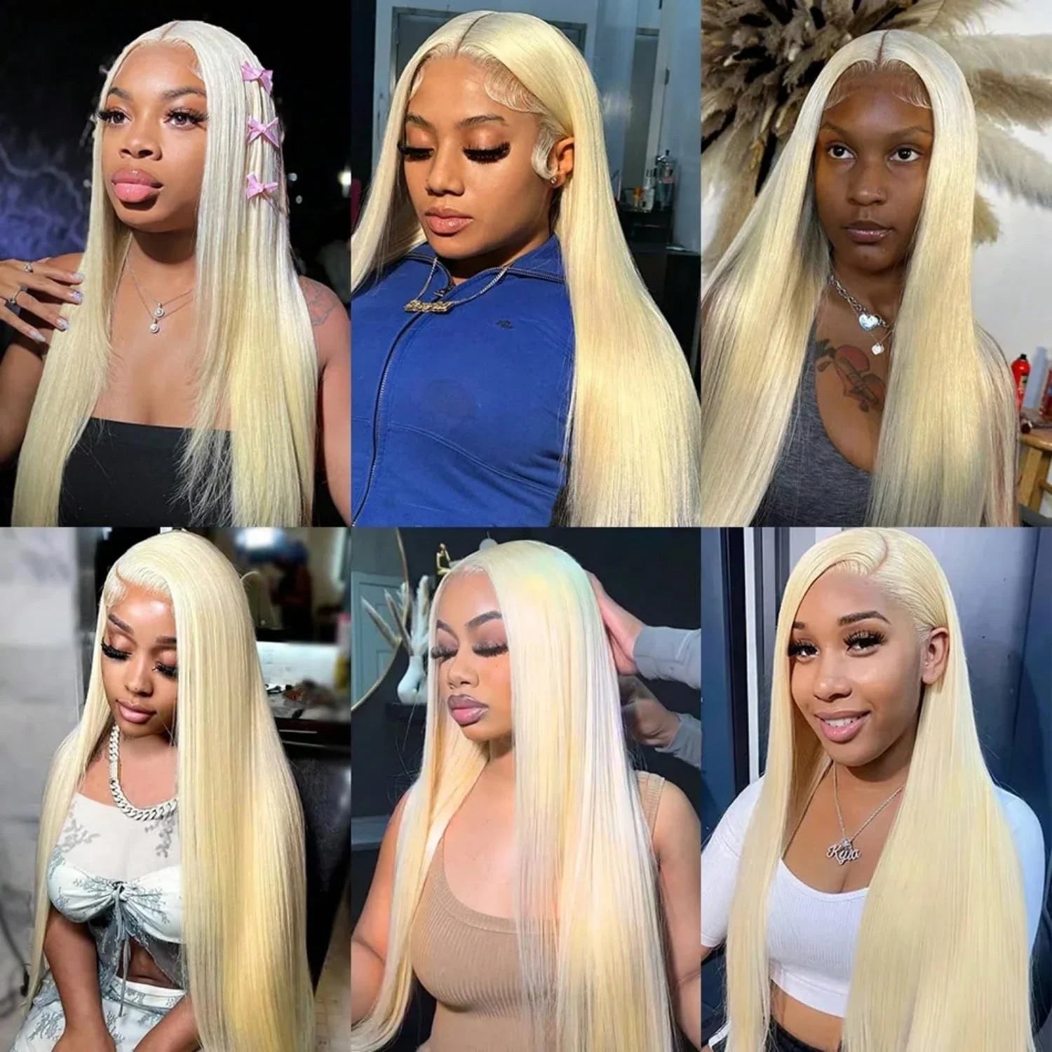 Mèches Cheveux Humains Lisses Blonde 613 Remy Hair – CLEVI Paris