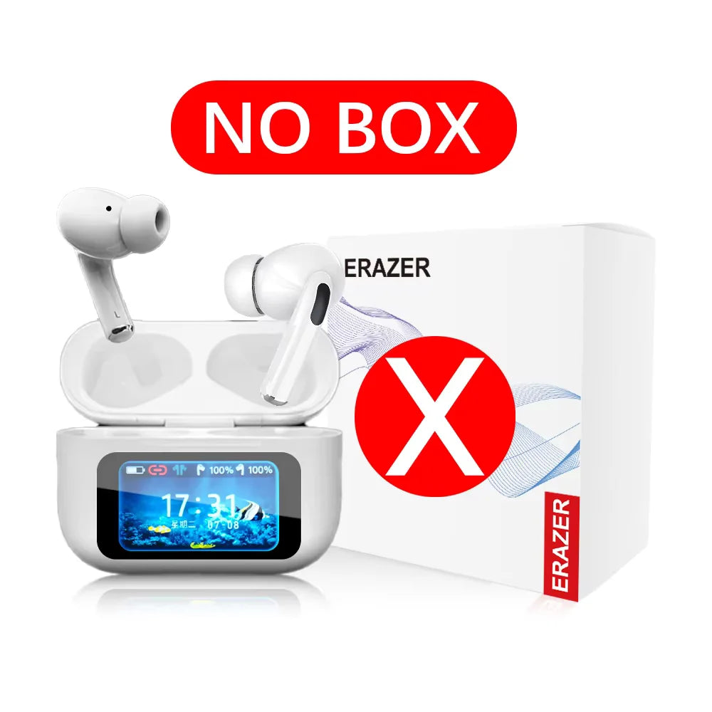 Écouteurs TWS ERAZER ANC Écran LCD Tactile Bluetooth 5.0 – CLEVI Paris