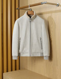 Blouson homme zippé à col montant et poches – CLEVI Paris