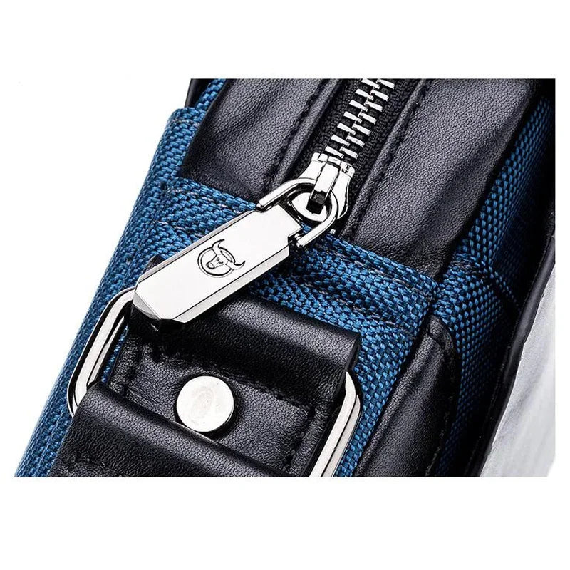 Sacoche Homme Cuir Véritable Rabat Business Casual Multi-Poches – CLEVI Paris