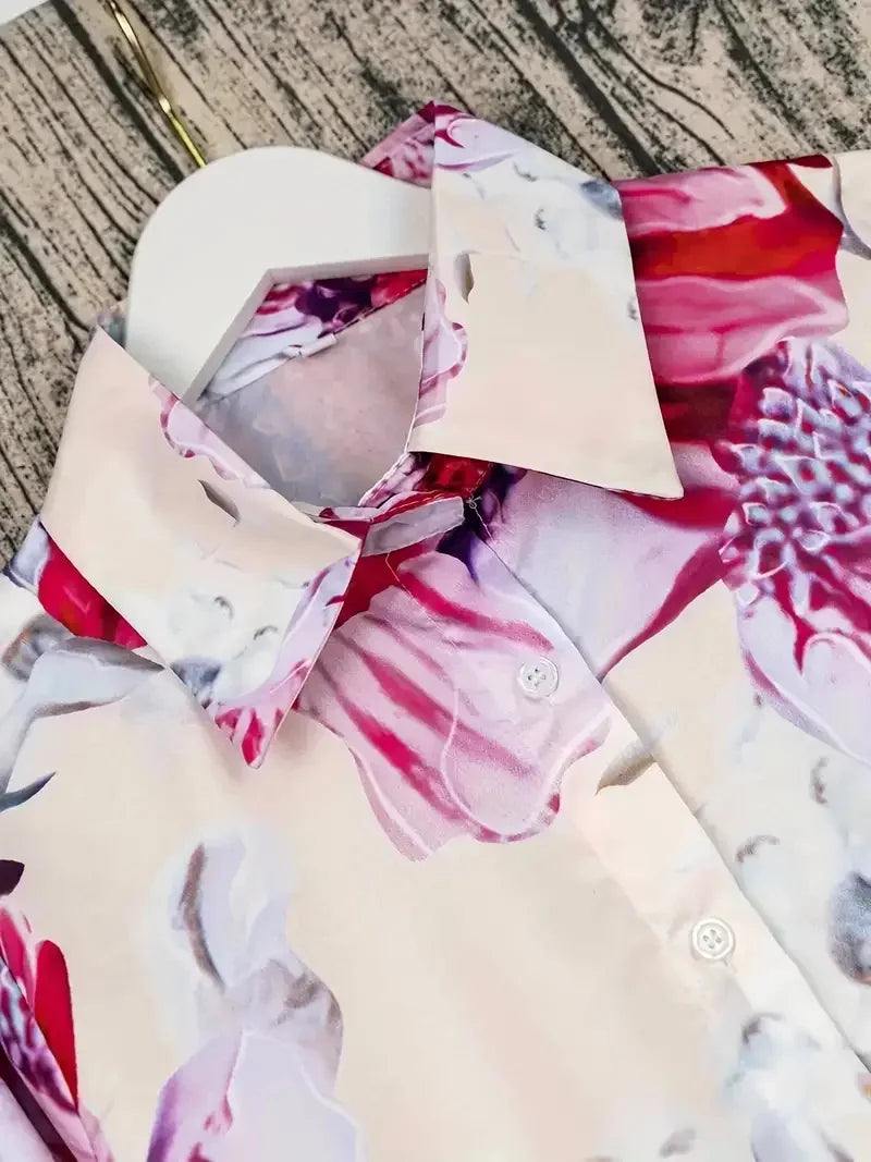Chemise Femme Coupe Ajustée à Col Boutonné – CLEVI Paris