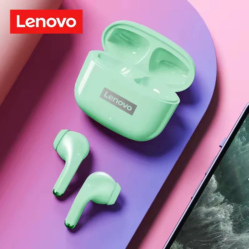 Écouteurs TWS Lenovo LP40 Pro Bluetooth 5.1 IPX5 25h – CLEVI Paris