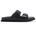 Sandales Homme Cuir Véritable Boucle Semelle EVA Antidérapantes – Pointures 39-46 – CLEVI Paris