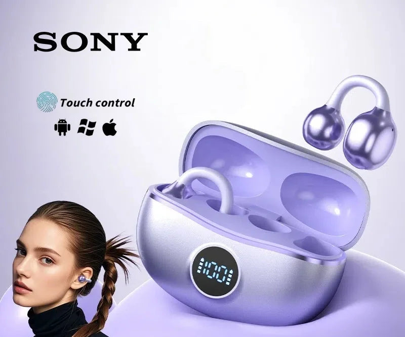 Écouteurs OWS Clip D151 Bluetooth 5.4 HiFi Sport Open-Back – CLEVI Paris