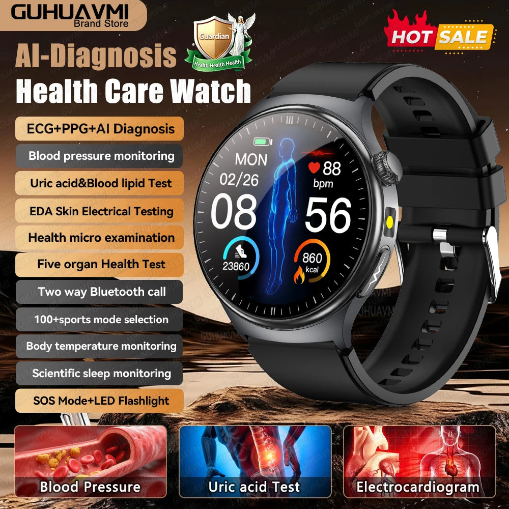 Montre GUHUAVMI ET475 AMOLED Bluetooth – CLEVI Paris