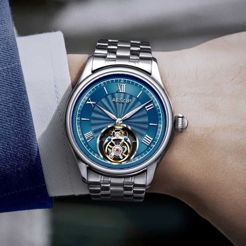 Montre mécanique AESOP 7041 squelette – CLEVI Paris