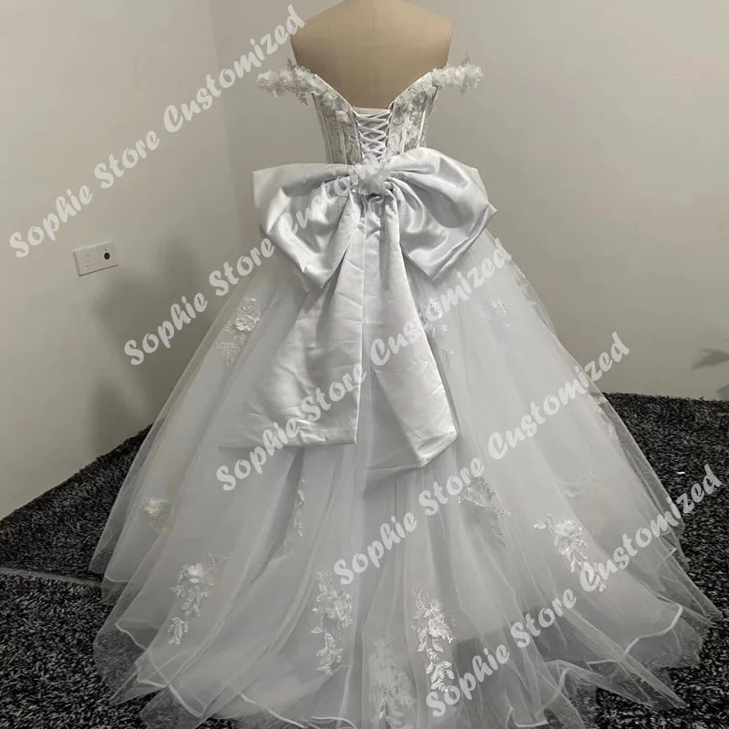Robe de bal princesse en mousseline – CLEVI Paris