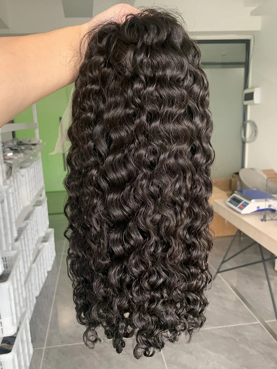 Perruque Lace Frontal Water Wave Cheveux Vietnamiens Remy Hair | 13x4, 13x6, 5x5, 2x6 | Densité 250-300% | 10-22 Pouces – CLEVI Paris