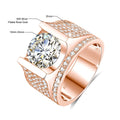 Bague Homme Moissanite 10mm Argent 925 Certifiée – CLEVI Paris