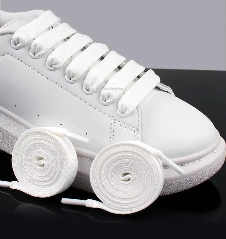 Lacets plats colorés pour baskets – CLEVI Paris