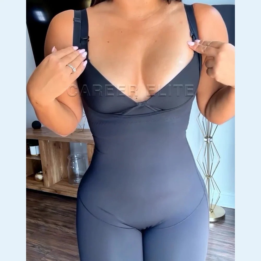 Body Gainant Sculptant Femme Taille Sablier Gaine Post-Op – CLEVI Paris