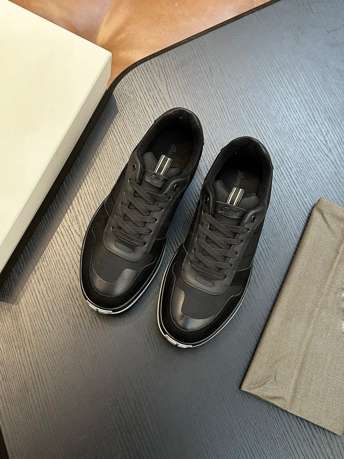 Sneakers Homme Cuir Véritable Respirant Casual Sport EU 38-46 – CLEVI Paris