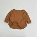 T-shirt enfant coton à manches longues – CLEVI Paris