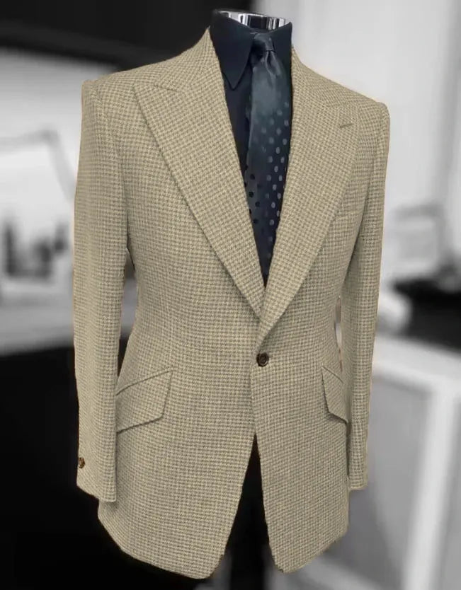 Blazer homme pied-de-poule – CLEVI Paris