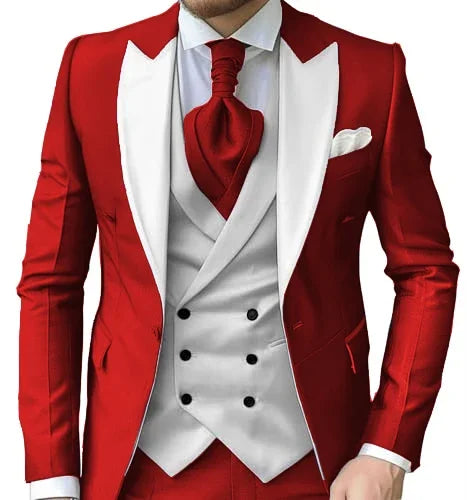 Costume homme 3 pièces polyester-viscose – CLEVI Paris