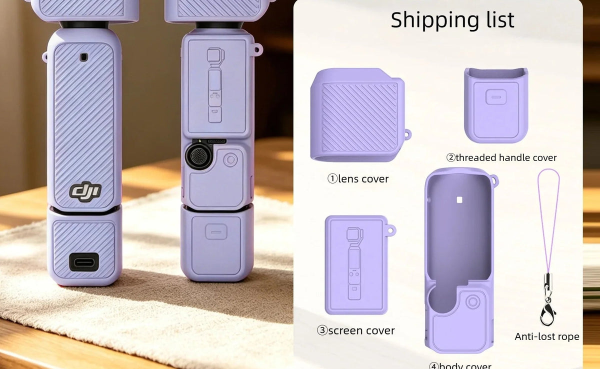 Étui silicone pour DJI Osmo Pocket – CLEVI Paris