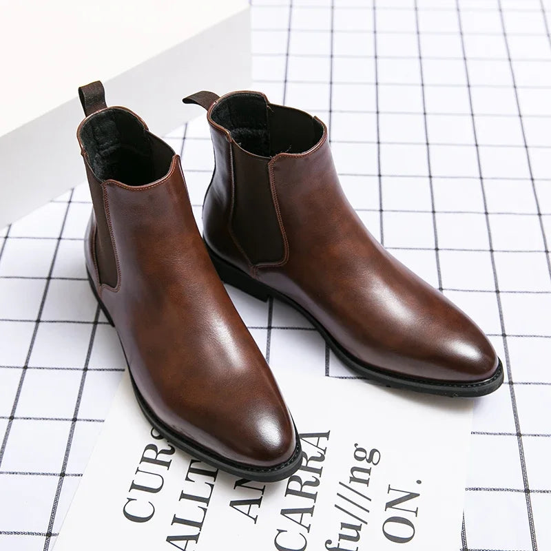 Bottines homme à enfiler 23201 – CLEVI Paris