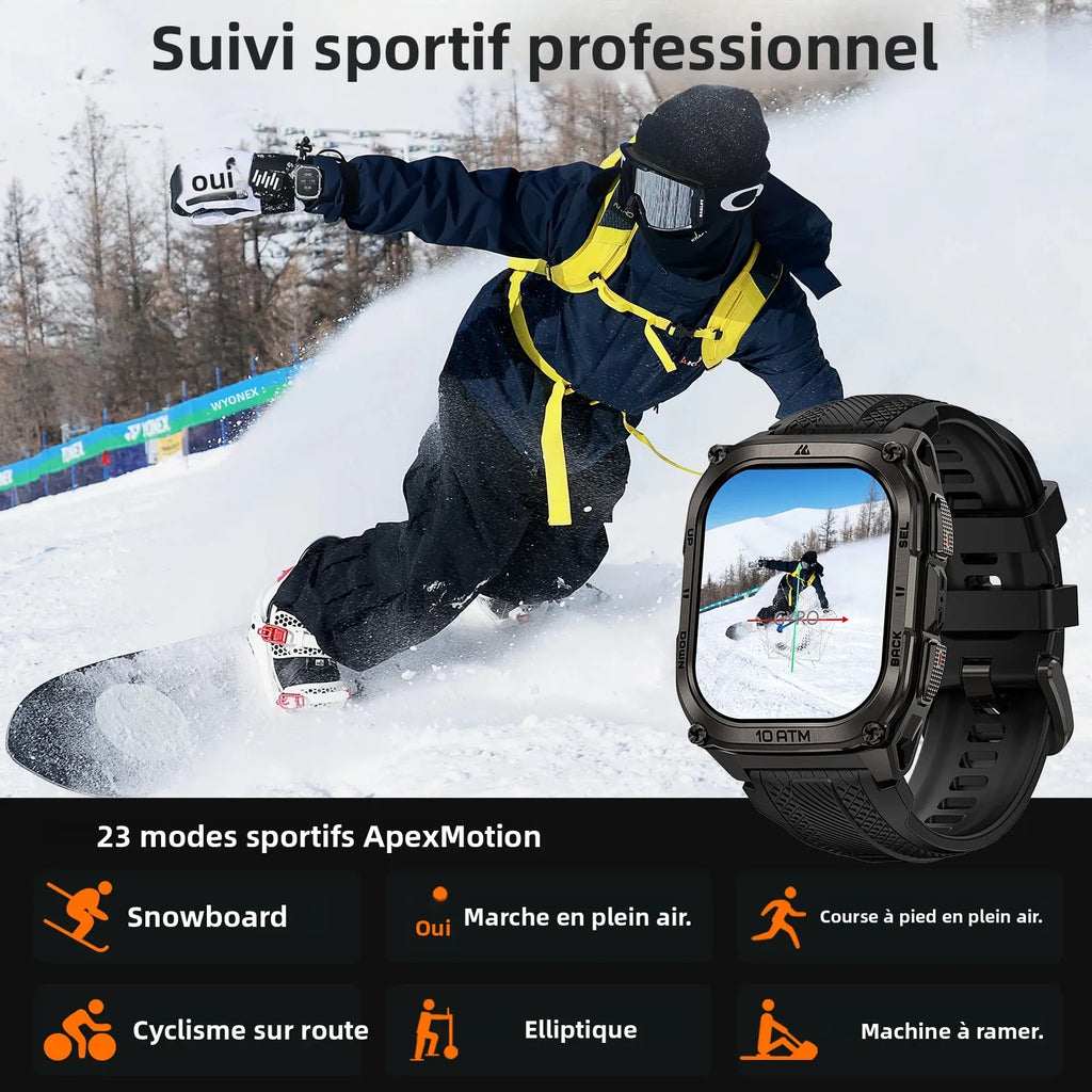 Montre KOSPET TANK M4 GPS cartes hors ligne – CLEVI Paris