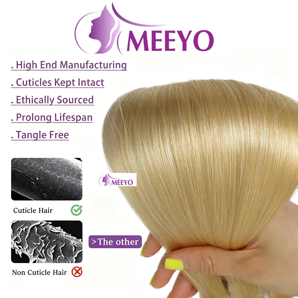 Extensions Clip-In Cheveux Humains Raides – CLEVI Paris