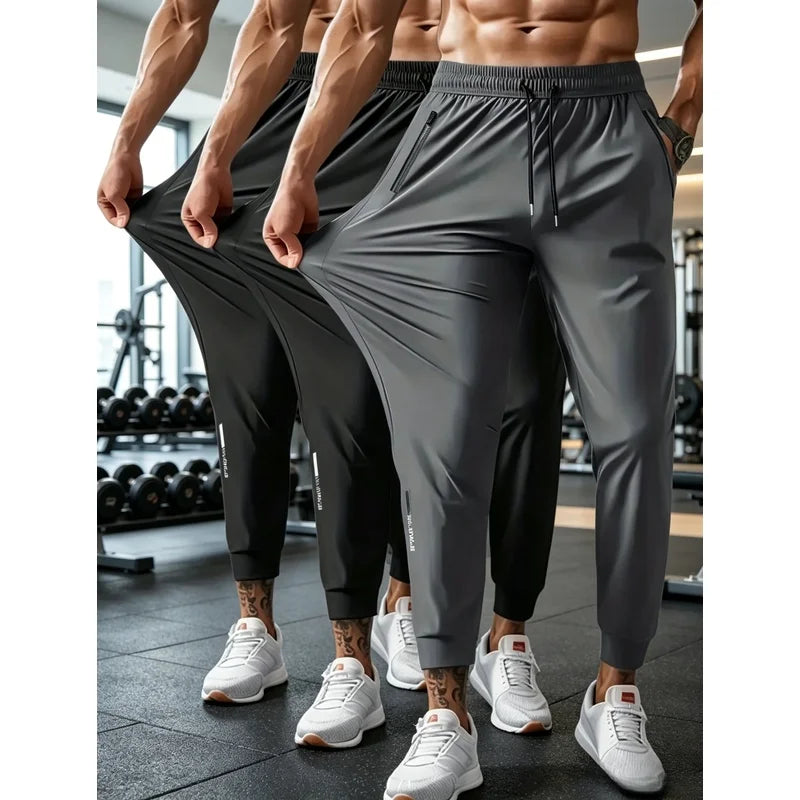 Pantalon sport homme à taille élastique – CLEVI Paris