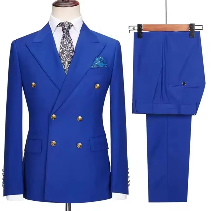 Costume homme 2 pièces, double boutonnage – CLEVI Paris