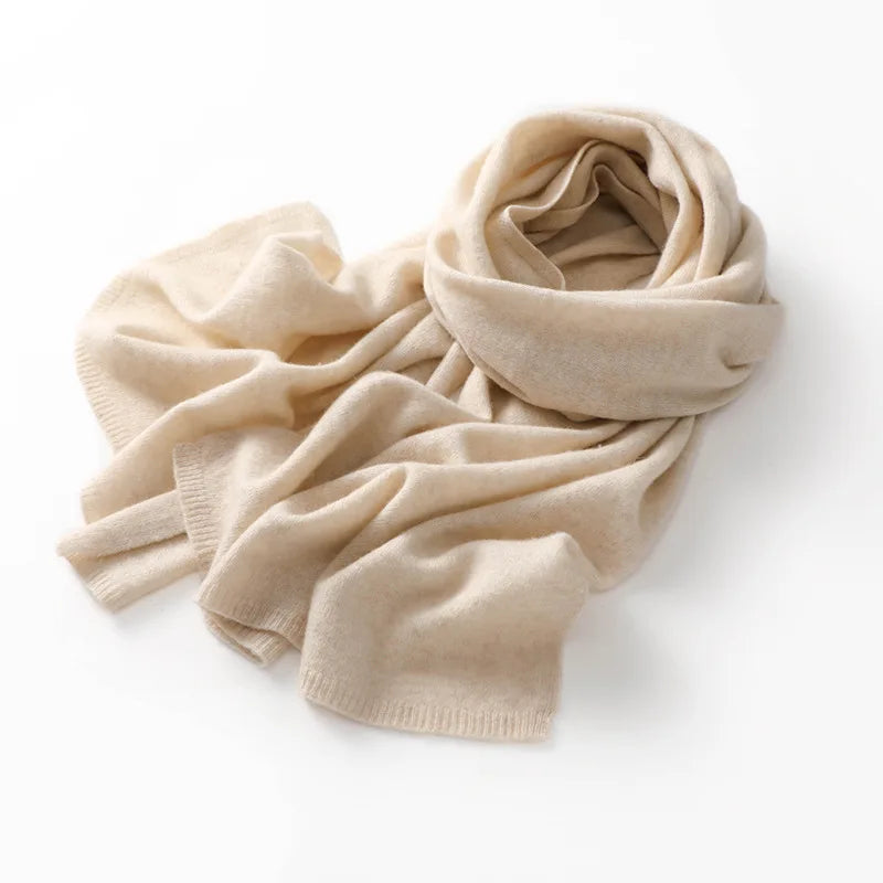 Écharpe 100 % cachemire femme 180 × 45 cm – CLEVI Paris