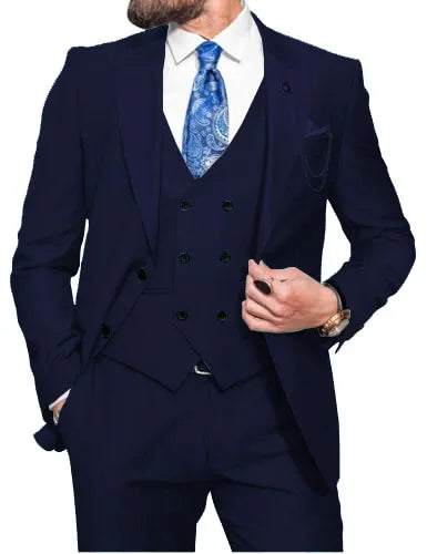 Costume 3 pièces homme coupe ajustée – CLEVI Paris